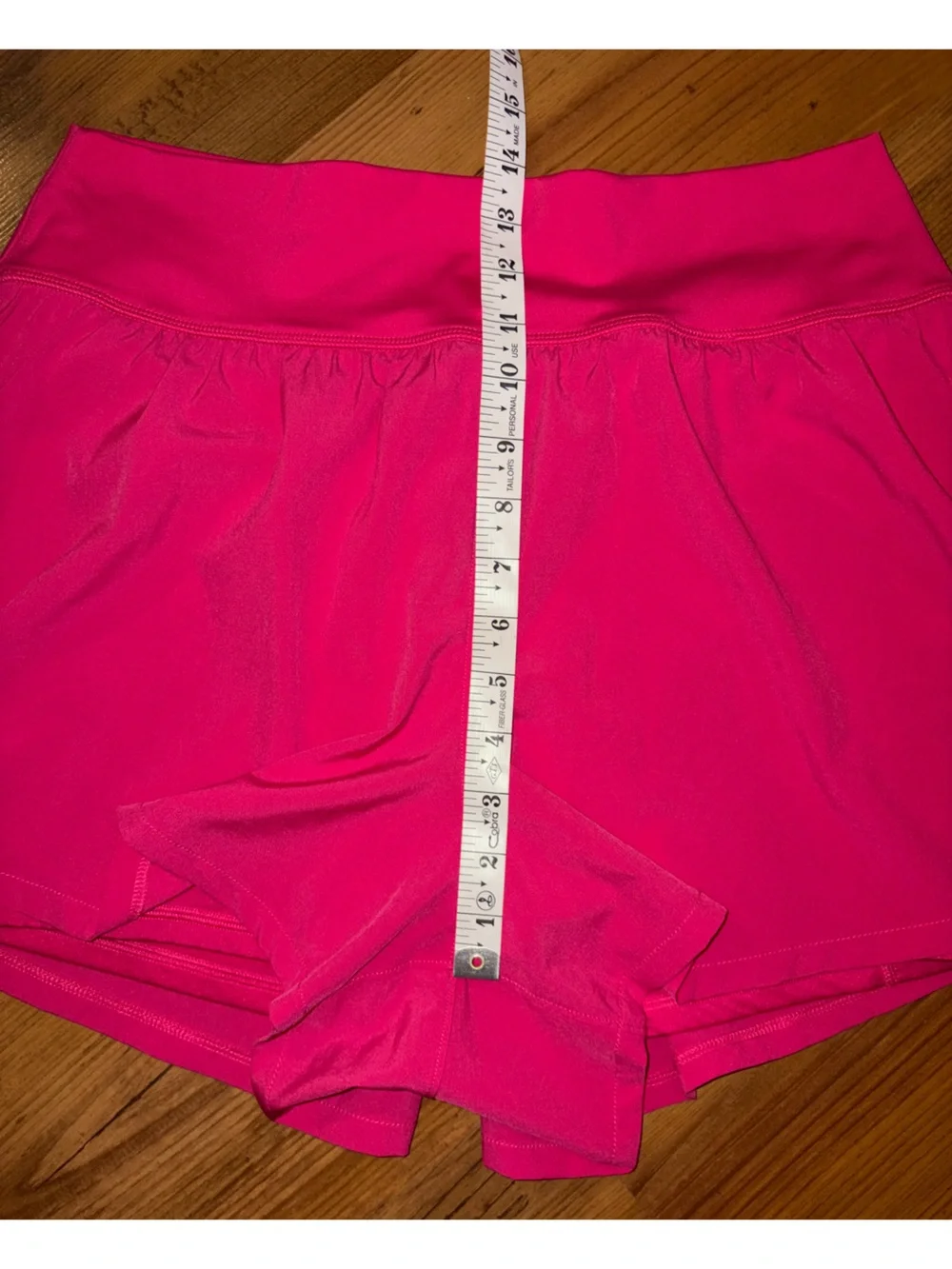 YPB Abercrombie Bright Pink High Waist Shorts L